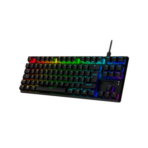HyperX Alloy Origins Core - Tastatur - bagbelyst - USB - Pan Nordic - tastkontakt: HyperX Red - sort - Billede 2