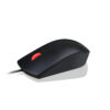Lenovo Essential - Mus - højre- og venstrehåndet - optisk - 3 knapper - kablet - USB - sort - for ThinkPad T16 Gen 4 21QN