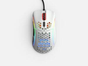 Glorious Gaming Model D-. Formfaktor: Højre hånd. Bevægelsesdetekteringsteknologi: Optisk, Enhedsgrænseflade: USB Type-A, Bevægelsesopløsning: 12000 dpi, Responstid: 1 ms, Knapper type: Trykte knapper, Antal knapper: 6, Rulle type: Hjul, Acceleration (maks.): 50 G. Strømkilde: Kabel. Produktfarve: Hvid - Billede 4