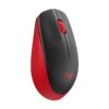 Logitech M190 - Mus - optisk - 3 knapper - trådløs - trådløs modtager (USB) - rød