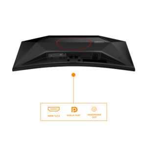 AOC Gaming C27G42ZE - G42 Series - LED-skærm - gaming - kurvet - 27"" - 1920 x 1080 Full HD @ 240 Hz - Fast VA - 300 cd/m² - 3000:1 - HDR10 - 0.3 ms - HDMI, DisplayPort - sort, rød - Billede 4