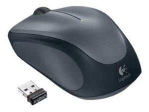 Logitech M235 - Mus - højrehåndet - optisk - trådløs - 2.4 GHz - trådløs modtager (USB) - grå