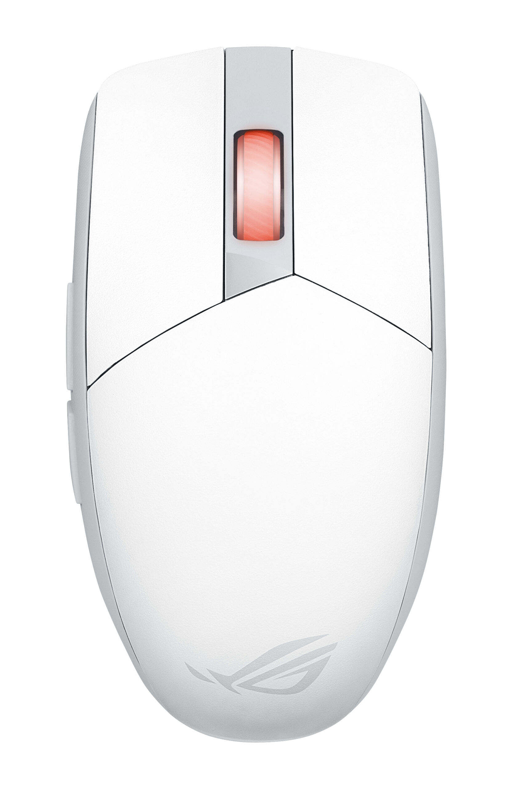 ASUS ROG Strix Impact III Wireless - Mus - højre- og venstrehåndet - optisk - trådløs - 2.4 GHz, Bluetooth 5.1 - USB ROG Omni trådløs modtager - månelyshvid