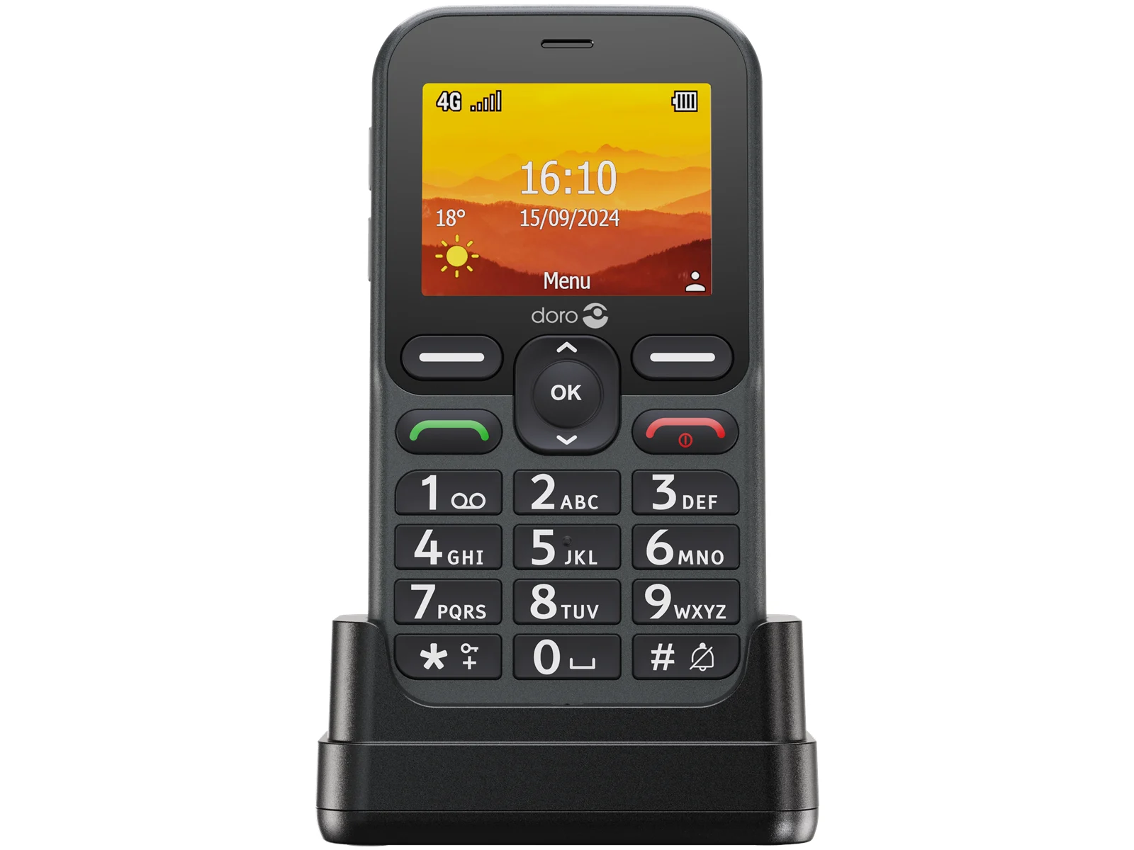 Doro Leva L11 4G - Graphite - Billede 4