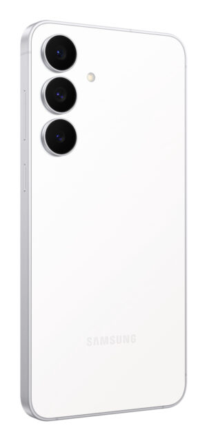 Samsung Galaxy S25 FE - 5G smartphone - dual-SIM - RAM 8 GB / Intern hukommelse 256 GB - OLED-skærm - 6.7"" - 2340 x 1080 pixels (120 Hz) - 3x bagkamera 50 MP, 12 MP, 8 MP - front camera 12 MP - hvid - Billede 3