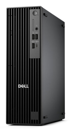 Dell Pro Slim Plus QBS1250 - AI PC - tynd desktop Core Ultra 7 265 / op til 5.3 GHz - RAM 16 GB - SSD 512 GB - NVMe, TLC - Intel Graphics - Gigabit Ethernet, Bluetooth, IEEE 802.11ax (Wi-Fi 6E) - Win 11 Pro - skærm: ingen - sort - BTS - med 3 års Basic Onsite - Billede 3