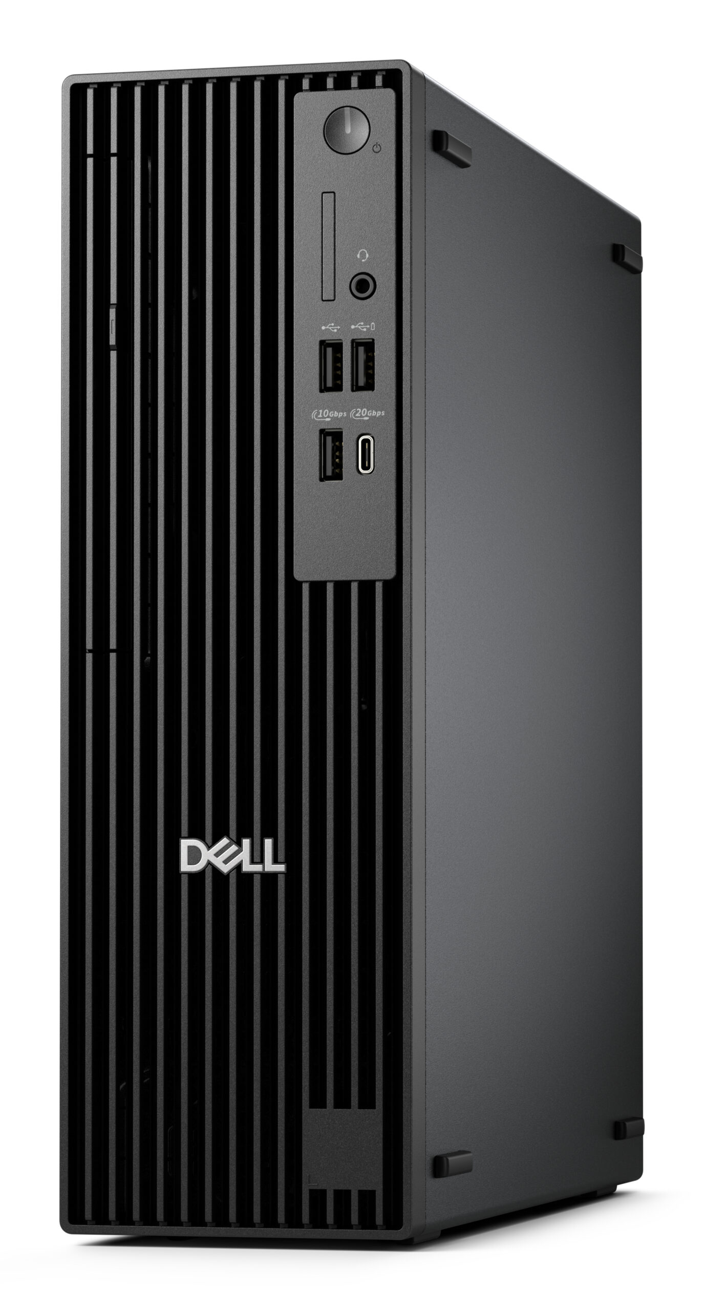Dell Pro Slim Plus QBS1250 - AI PC - tynd desktop Core Ultra 7 265 / op til 5.3 GHz - RAM 16 GB - SSD 512 GB - NVMe, TLC - Intel Graphics - Gigabit Ethernet, Bluetooth, IEEE 802.11ax (Wi-Fi 6E) - Win 11 Pro - skærm: ingen - sort - BTS - med 3 års Basic Onsite - Billede 3