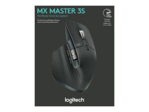 Logitech Master Series MX Master 3S - Mus - ergonomisk - optisk - 7 knapper - trådløs - Bluetooth, 2.4 GHz - Logitech Logi Bolt USB-modtager - grafit - Billede 5