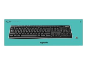 Logitech Wireless Keyboard K270 - Tastatur - trådløs - 2.4 GHz - Nordisk - Billede 5