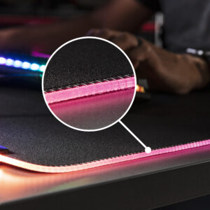 HyperX Pulsefire Mat - Musemåtte - gaming - extra large - sort - for Victus 15L by HP Victus by HP Laptop 15, 16 Pavilion 24, 27 Pavilion x360 Laptop - Billede 5