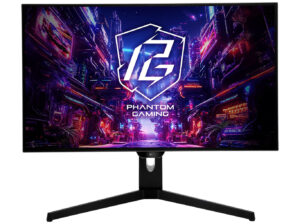 ASRock Phantom Gaming PGO27QFS - OLED-monitor - gaming - 27"" - 2560 x 1440 QHD @ 240 Hz - 1300 cd/m² - 1500000:1 - DisplayHDR 400 True Black - 0.03 ms - 2xHDMI, 2xDisplayPort, USB-C - højtalere