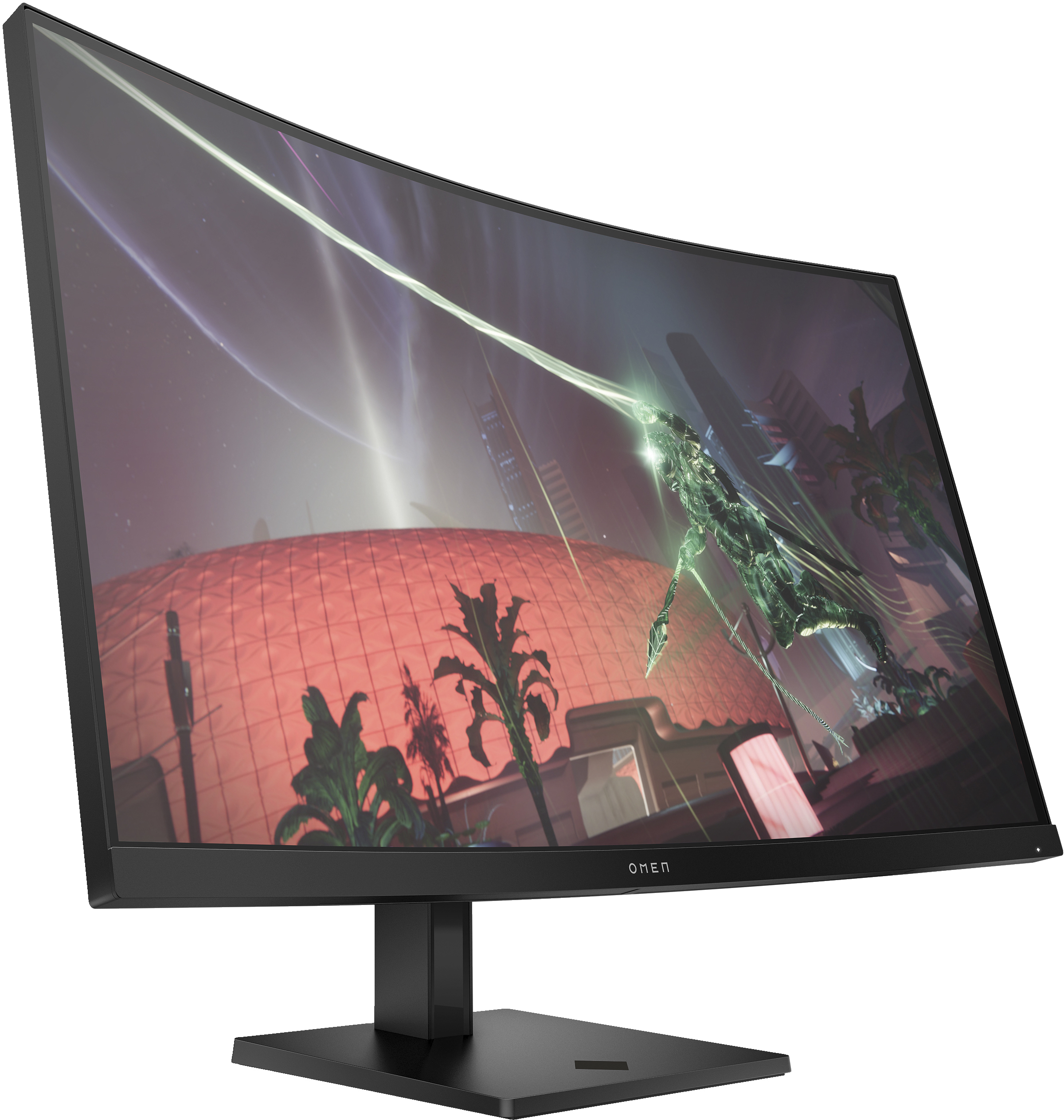 OMEN by HP 32c - LED-skærm - gaming - 31.5"" - 2560 x 1440 QHD @ 165 Hz - VA - 400 cd/m² - 3000:1 - 1 ms - 2xHDMI, DisplayPort - sort - Billede 3