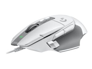 Logitech G G502 X - Mus - optisk - kablet - USB - hvid