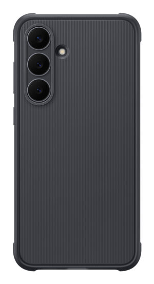 Samsung EF-RS731 - Beskyttelsescover til mobiltelefon - grov - blød berøring-silikone - sort - for Galaxy S25 FE