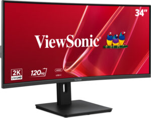 Viewsonic VA VA3420C-2 computerskærm 86,4 cm (34") 3440 x 1440 pixel UltraWide Quad HD LED Sort - Billede 2