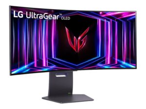 LG UltraGear 34GS95QE-B - OLED-monitor - gaming - kurvet - 34"" (33.9"" til at se) - 3440 x 1440 UWQHD @ 240 Hz - 275 cd/m² - 1500000:1 - DisplayHDR 400 True Black - 0.03 ms - 2xHDMI, DisplayPort - Billede 4
