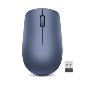 Lenovo 530 Wireless Mouse - Mus - højre- og venstrehåndet - optisk - 3 knapper - trådløs - 2.4 GHz - trådløs modtager (USB) - afgrundsblå
