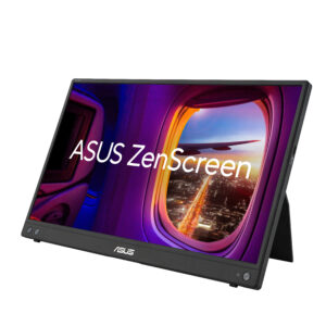 ASUS ZenScreen MB16AHV - LED-skærm - 15.6"" - bærbar - 1920 x 1080 Full HD (1080p) @ 60 Hz - IPS - 250 cd/m² - 800:1 - 5 ms - Mini HDMI, 2xUSB-C - sort