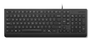 Lenovo Essential - Tastatur - USB - QWERTY - Nordisk - sort - brun kasse