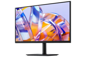 Samsung S80UH. Skærm diagonal: 68,6 cm (27""), Skærmopløsning: 3840 x 2160 pixel, HD-type: 4K Ultra HD, Skærmteknologi: LCD, Responstid: 5 ms, Naturligt aspektforhold: 16:9, Synsvinkel, horisontal: 178°, Synsvinkel, vertikal: 178°. Indbygget USB-hub, USB-hub-version: 3.2 Gen 1 (3.1 Gen 1). VESA montering, Højdejustering. Produktfarve: Sort - Billede 3