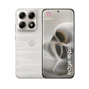 Motorola edge 70 pro , 17,2 cm (6.78"), 12 GB, 512 GB, 50 MP, Android 16.0, Hvid