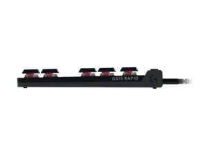 Logitech G G515 RAPID - Tastatur - lav profil, analog - TKL - bagbelyst - USB - QWERTY - US International - sort - Billede 4
