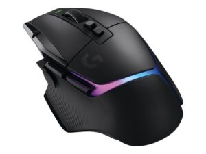 Logitech G G502 X PLUS - Mus - optisk - 11 knapper - trådløs - 2.4 GHz - USB Logitech LIGHTSPEED-modtager - sort - Billede 3