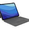 Logitech Combo Touch - Tastatur og folio-kasse - med trackpad - bagbelyst - Apple Smart connector - QWERTY - Pan Nordic - oxford-grå - for Apple 11-inch iPad Pro (1. generation, 2. generation, 3. generation)