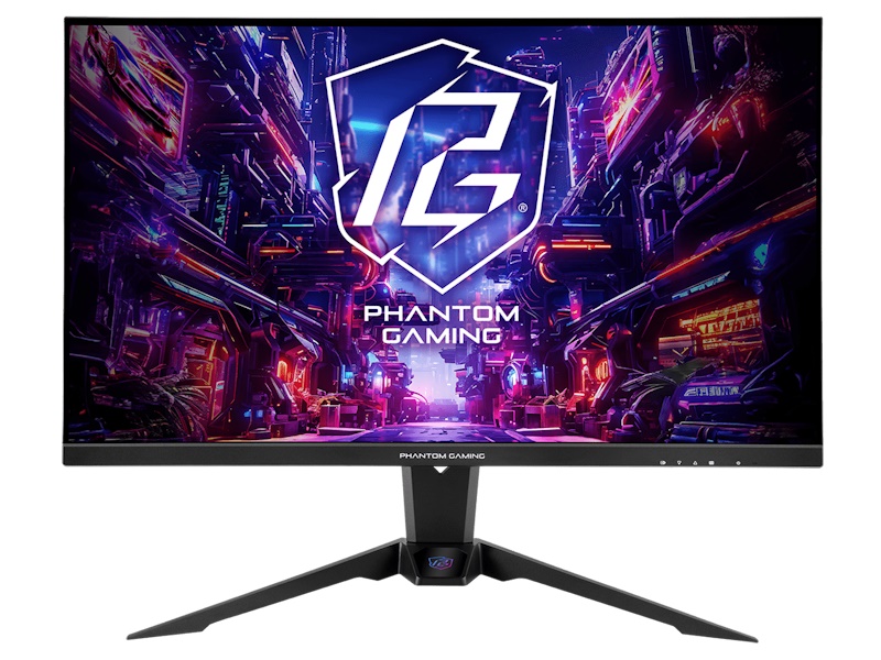 Asrock PG32QFT - LED-skærm - gaming - 32"" - 2560 x 1440 QHD @ 180 Hz - IPS - 400 cd/m² - 1000:1 - HDR400 - 1 ms - HDMI, DisplayPort - sort
