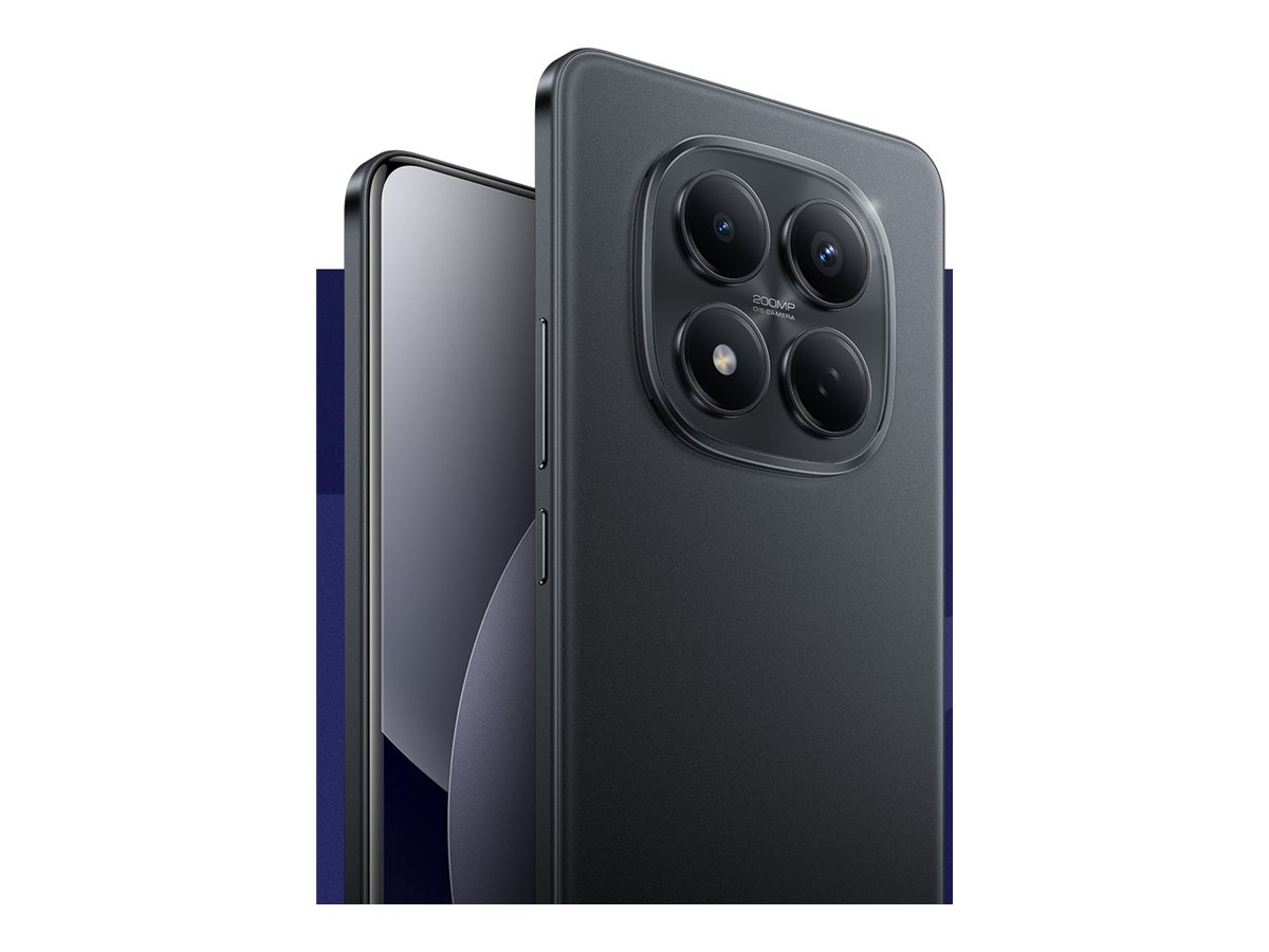 Xiaomi Redmi Note 15 5G - 5G smartphone - dual-SIM - RAM 6 GB / Intern hukommelse 128 GB - microSD slot - OLED display - 6.77"" - 2392 x 1080 pixels (120 Hz) - 2x bagkameraer 108 MP, 8 MP - front camera 20 MP - sort - Billede 2