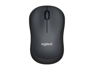 Logitech M220 Silent - Mus - optisk - 3 knapper - trådløs - 2.4 GHz - trådløs modtager (USB) - brunsort - Billede 4