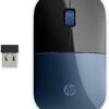 HP Z3700 - Mus - 3 knapper - trådløs - 2.4 GHz - trådløs modtager (USB) - blå - for OMEN Obelisk by HP 875 HP 27 Laptop 15 Pavilion Gaming TG01 Spectre x360 Laptop