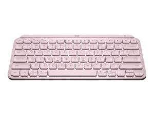 Logitech MX Keys Mini - Office - tastatur - bagbelyst - trådløs - Bluetooth - QWERTY - nordisk (dansk/finsk/norsk/svensk) - rose
