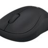 Logitech M220 Silent - Mus - optisk - 3 knapper - trådløs - 2.4 GHz - trådløs modtager (USB) - brunsort