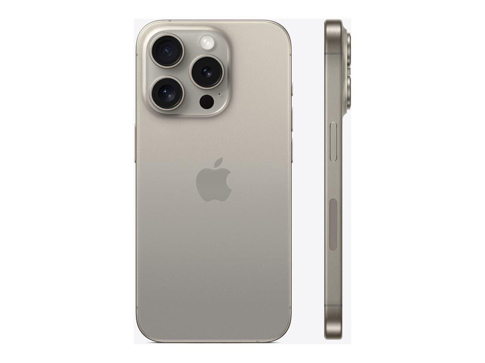 Apple iPhone 15 Pro 128GB - Natural Titanium (Refurbished - Very Good) - Billede 4