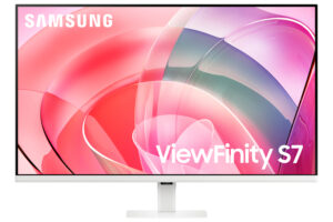 Samsung ViewFinity S7 S32D701EAU - S70D Series - LED-skærm - 32"" - 3840 x 2160 UHD @ 60 Hz - VA - 350 cd/m² - 3000:1 - HDR10 - 5 ms - HDMI, DisplayPort - varm hvid