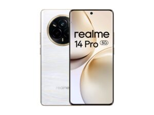 Realme 14 Pro - 5G smartphone - dual-SIM - RAM 8 GB / Intern hukommelse 256 GB - OLED display - 6.77"" - 2392 x 1080 pixels (120 Hz) - 2x bagkameraer 50 MP, 2 MP - front camera 16 MP - perlehvid