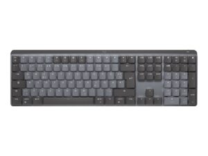 Logitech Master Series MX Mechanical - Tastatur - bagbelyst - trådløs - Bluetooth LE - QWERTY - nordisk (dansk/finsk/norsk/svensk) - tastkontakt: Linear - grafit