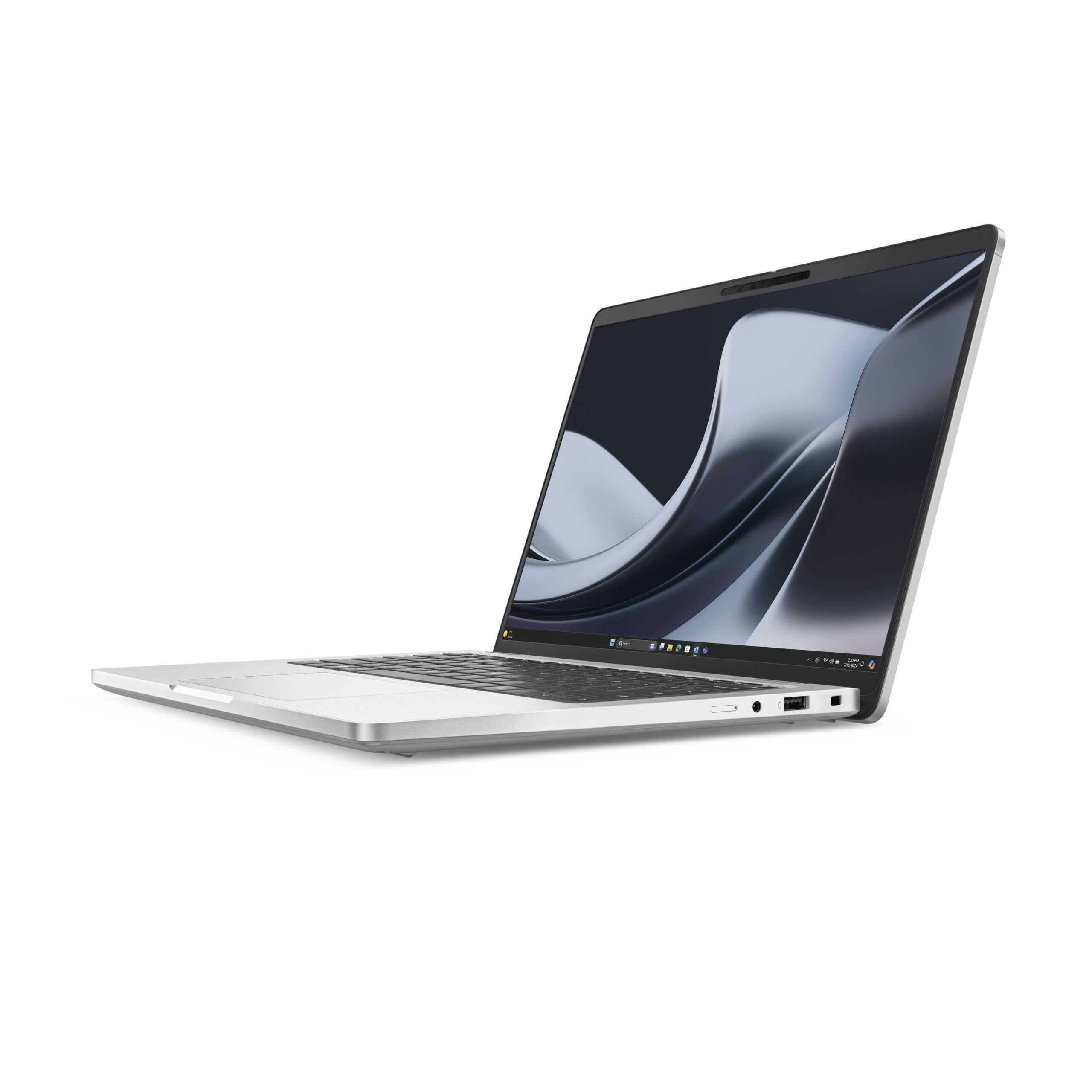 DELL Pro 14 Plus PB14255 Copilot+ PC AMD Ryzen AI 5 340 Laptop 35,6 cm (14") Full HD+ 16 GB LPDDR5x-SDRAM 512 GB SSD Wi-Fi 7 (802.11be) Windows 11 Pro Nordisk Aluminium - Billede 2