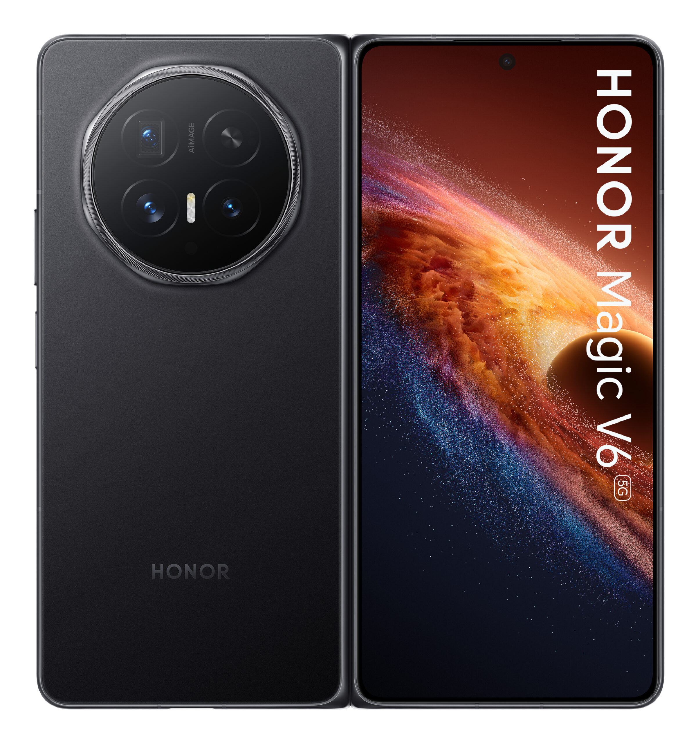 Honor MAGIC V6, 16,6 cm (6.52"), 2420 x 1080 pixel, 16 GB, 512 GB, 50 MP, Sort