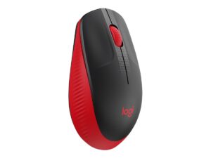 Logitech M190 - Mus - optisk - 3 knapper - trådløs - trådløs modtager (USB) - rød - Billede 4