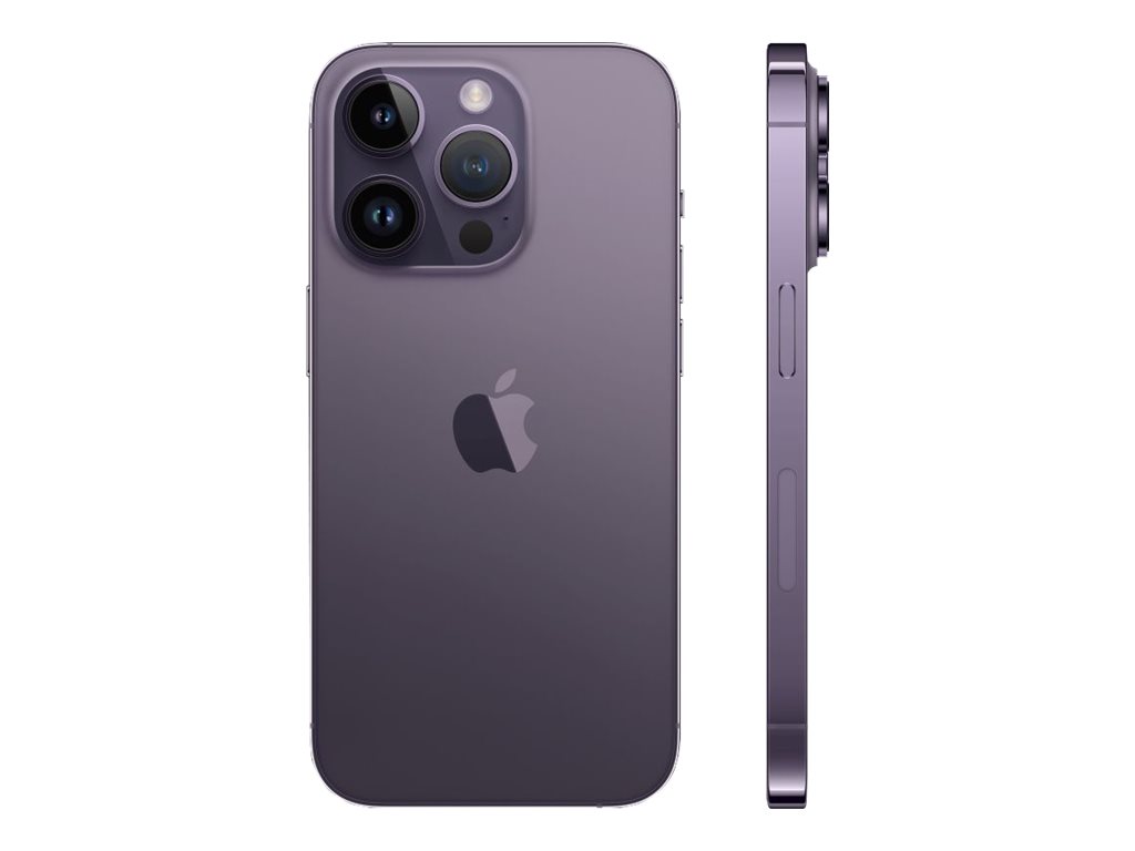 Apple iPhone 14 Pro - 5G smartphone - dual-SIM / Intern hukommelse 128 GB - OLED-skærm - 6.1"" - 2556 x 1179 pixels (120 Hz) - 3x bagkamera 48 MP, 12 MP, 12 MP - front camera 12 MP - dyb purpur - Preowned Grade B - Billede 2