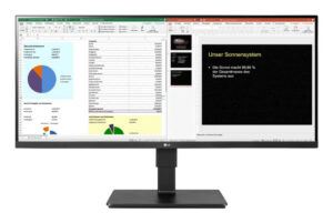 LG UltraWide 34BR65F-B - LED-skærm - 34"" - 2560 x 1080 @ 75 Hz - IPS - 400 cd/m² - 1000:1 - HDR10 - 5 ms - 2xHDMI, DisplayPort - højtalere - sort
