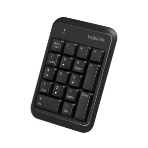 LogiLink - Tastatur - trådløs - Bluetooth 5.1 - sort