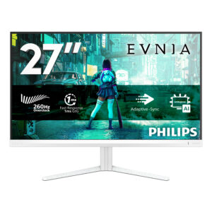 Philips Evnia 3000 27M2N3201PL - LED-skærm - gaming - 27"" - 1920 x 1080 Full HD (1080p) @ 240 Hz - Fast IPS - 300 cd/m² - 1000:1 - HDR10 - 0.3 ms - HDMI, DisplayPort - hvid