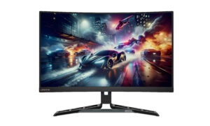 Lenovo Legion R27qc-30 - LED-skærm - gaming - kurvet - 27"" - 2560 x 1440 QHD - VA - 350 cd/m² - 3000:1 - 0.5 ms - 2xHDMI, DisplayPort - højtalere - ravnsort