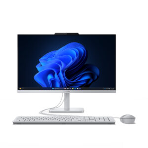 Lenovo A105 24 F0JS - Alt-i-én vippestativ - Ryzen 5 40 / op til 4.3 GHz - RAM 8 GB - SSD 512 GB - NVMe - Radeon 610M - Bluetooth 5.2, IEEE 802.11ax (Wi-Fi 6) - Win 11 Home - skærm: LED 23.8"" 1920 x 1080 (Full HD) @ 100 Hz - tastatur: tysk - skygrå - med 3 måneder Lenovo Premium Care