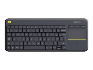 Logitech Wireless Touch Keyboard K400 Plus - Tastatur - trådløs - 2.4 GHz - QWERTY - US International - sort - Billede 3