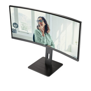 AOC CU34P3CV computerskærm 86,4 cm (34") 3440 x 1440 pixel UltraWide Quad HD LED Sort - Billede 4