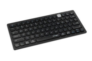 Kensington Multi-Device Dual Wireless Compact Keyboard - Tastatur - trådløs - 2.4 GHz, Bluetooth 3.0, Bluetooth 5.0 - Pan Nordic - sort